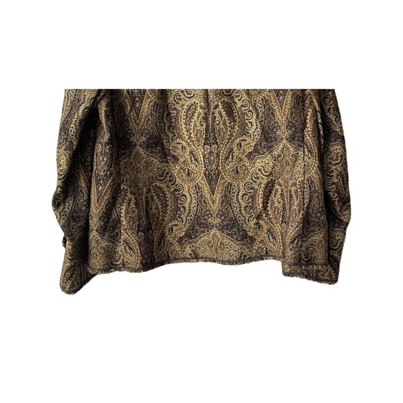 Jones New York Tapestry Jacket Womens 14W Vintage Paisley Baroque Dark Academia - Picture 6 of 8